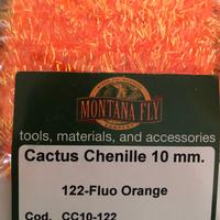 Cactus Chenille 10 mm fluo orange