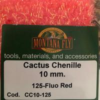 Cactus Chenille 10 mm fluo red