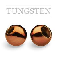 Tungsten Beads Head Fish Age metallic brown 2mm