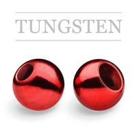 Tungsten Beads Head Fish Age metallic red 2mm