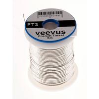 French Tinsel Veevus Silver Small 15 mt