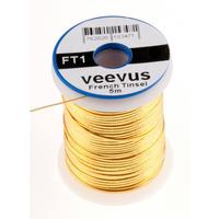 French Tinsel Veevus Gold Medium10mt