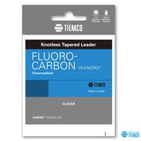 TIEMCO - AKRON FLUORO-CARBON HI-ENERGY - KNOTLESS TAPERED LEADER 9FT
